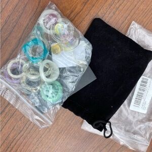 Purple and Blue Jewelry Set with Elegant Design